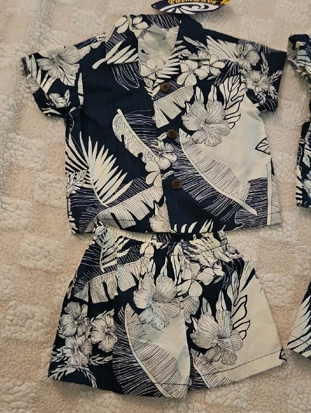 2 Tropical Matching Shorts Sets For Twins! Hand-made in Maui.